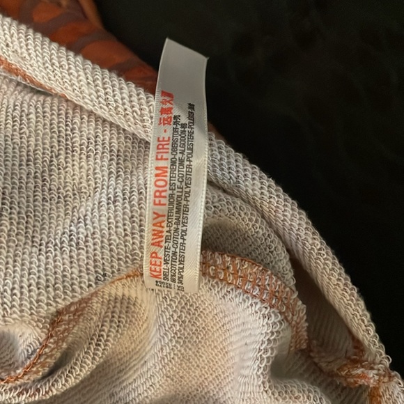 ANTHROPOLOGIE Saturday Sunday Colleen Babydoll Sweatshirt Terracotta Motif NWOT - Picture 8 of 8